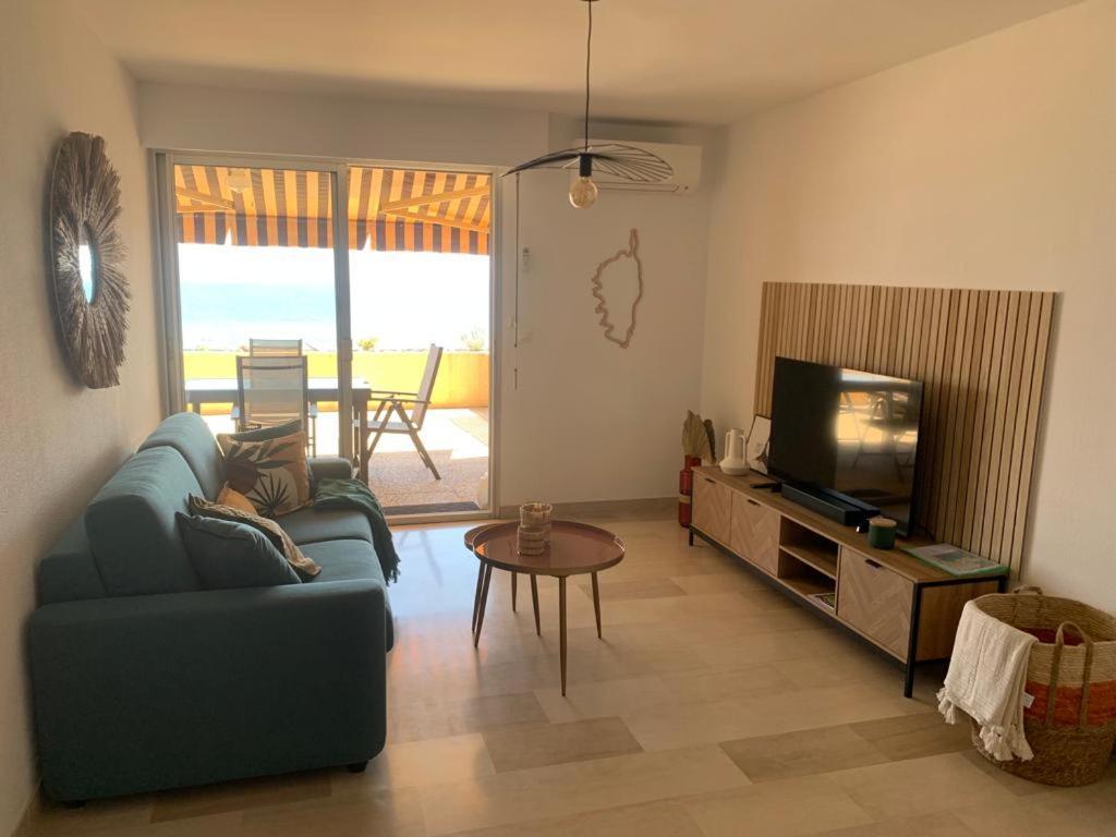 Marinella, Vue Mer Panoramique, Superbe T2 Plage A 150 M Ajaccio  Exterior photo